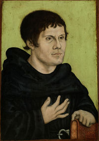 Portrait of Martin Luther as an Augustinian Monk